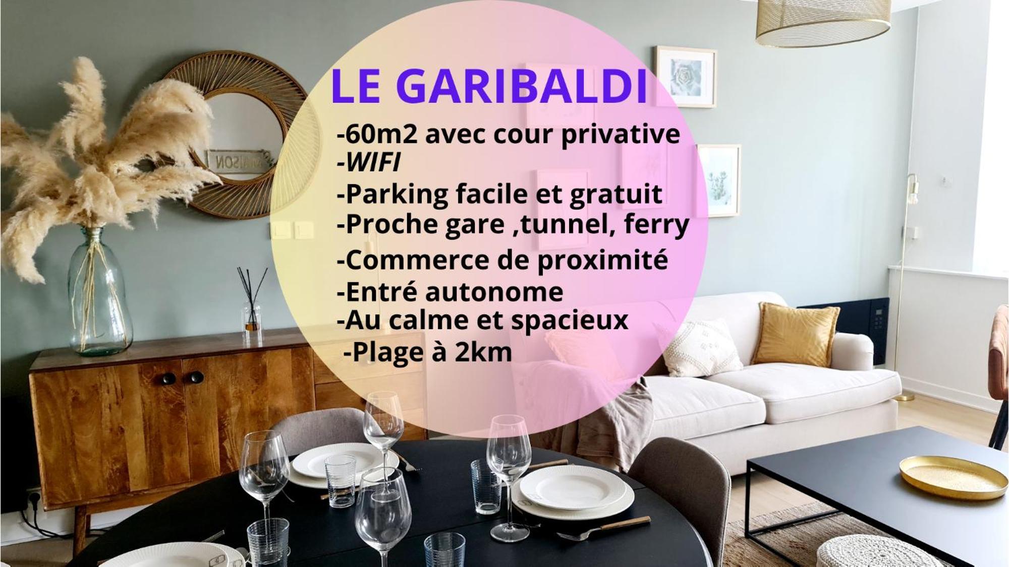 Апартаменты Garibaldi De Calais Fonctionnelle Nouvelle Renovation Jardin Prive Экстерьер фото